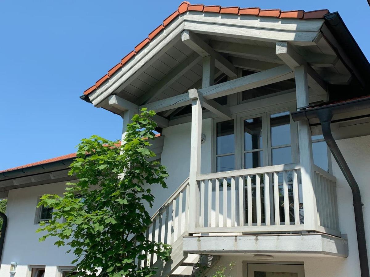 Alpenblick Nahe München mit Outdoor Whirlpool - 21 Min von München mit Zug Assling Exterior foto