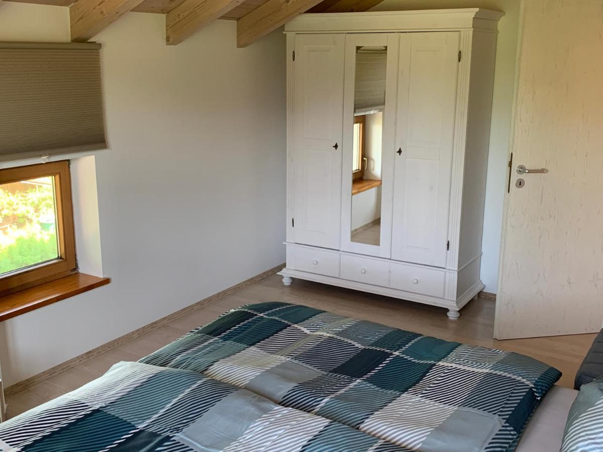 Alpenblick Nahe München mit Outdoor Whirlpool - 21 Min von München mit Zug Assling Exterior foto