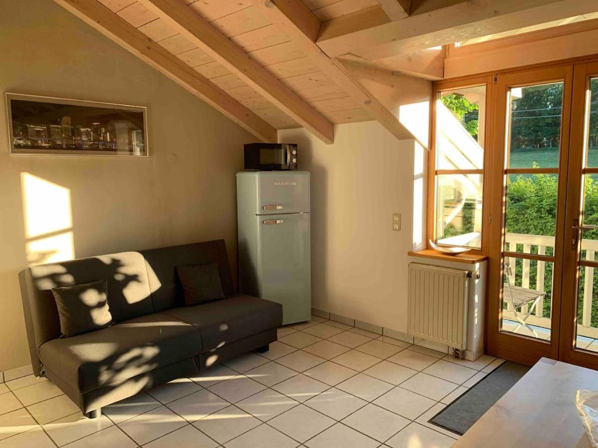 Alpenblick Nahe München mit Outdoor Whirlpool - 21 Min von München mit Zug Assling Exterior foto