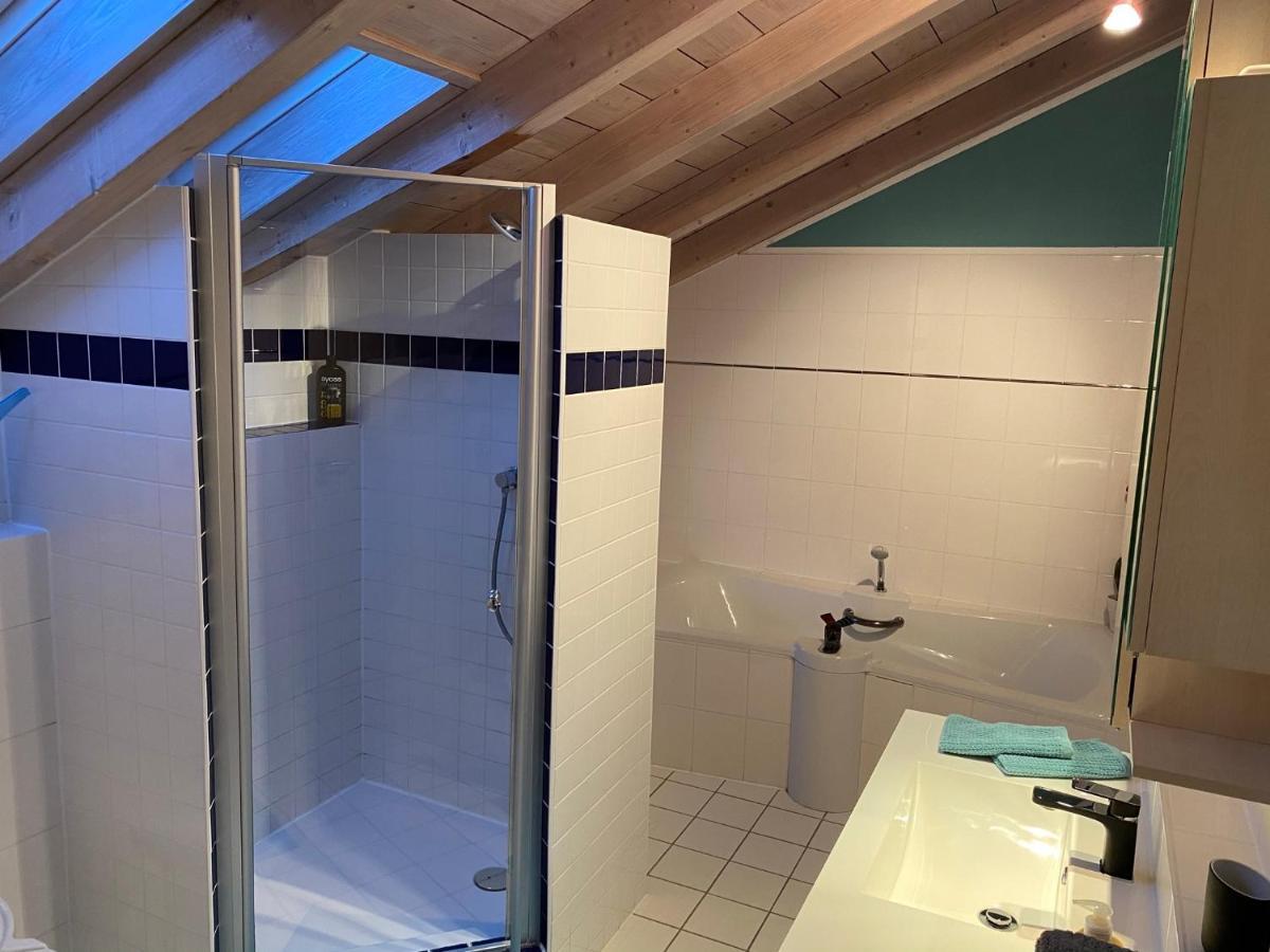 Alpenblick Nahe München mit Outdoor Whirlpool - 21 Min von München mit Zug Assling Exterior foto