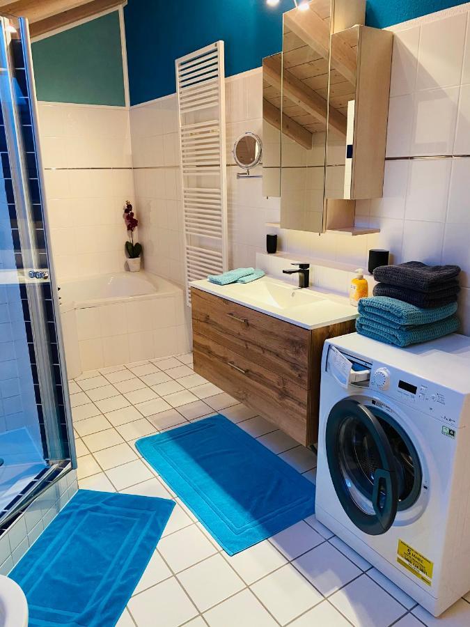Alpenblick Nahe München mit Outdoor Whirlpool - 21 Min von München mit Zug Assling Exterior foto