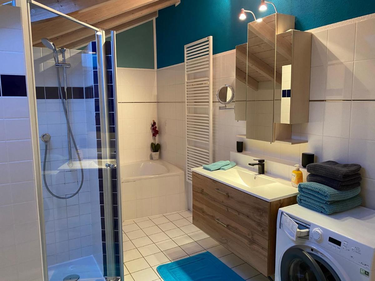 Alpenblick Nahe München mit Outdoor Whirlpool - 21 Min von München mit Zug Assling Exterior foto